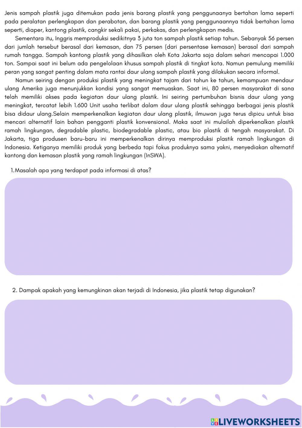 Perubahan Lingkungan