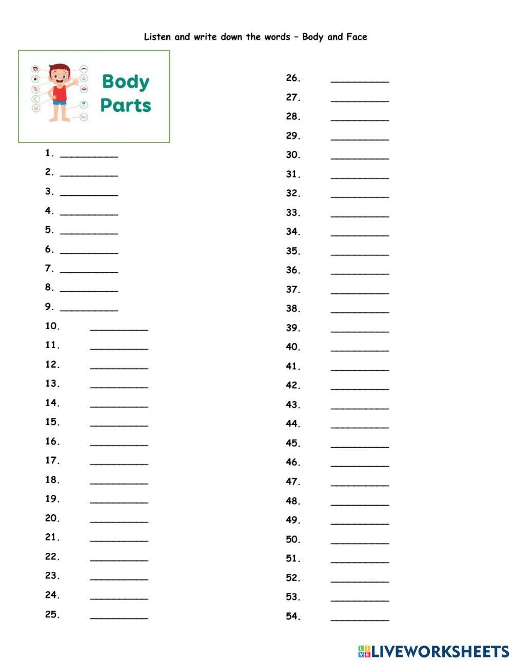 Body parts