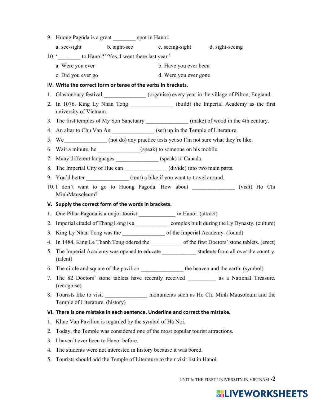 G7 U6 MLH Test for U6