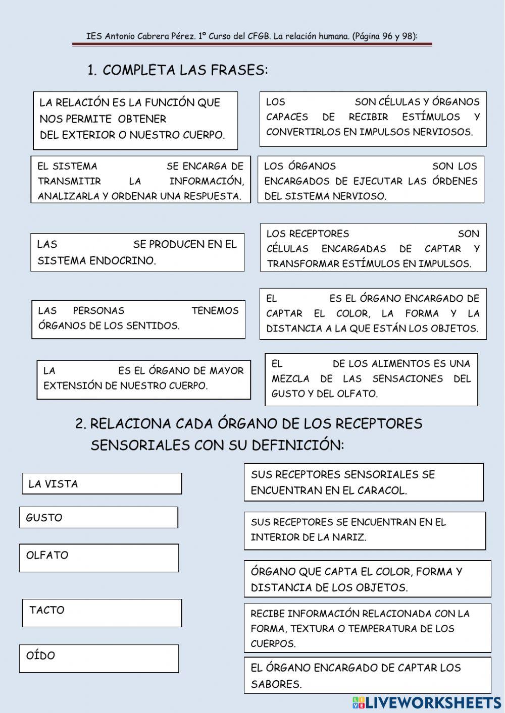 Función de relación.