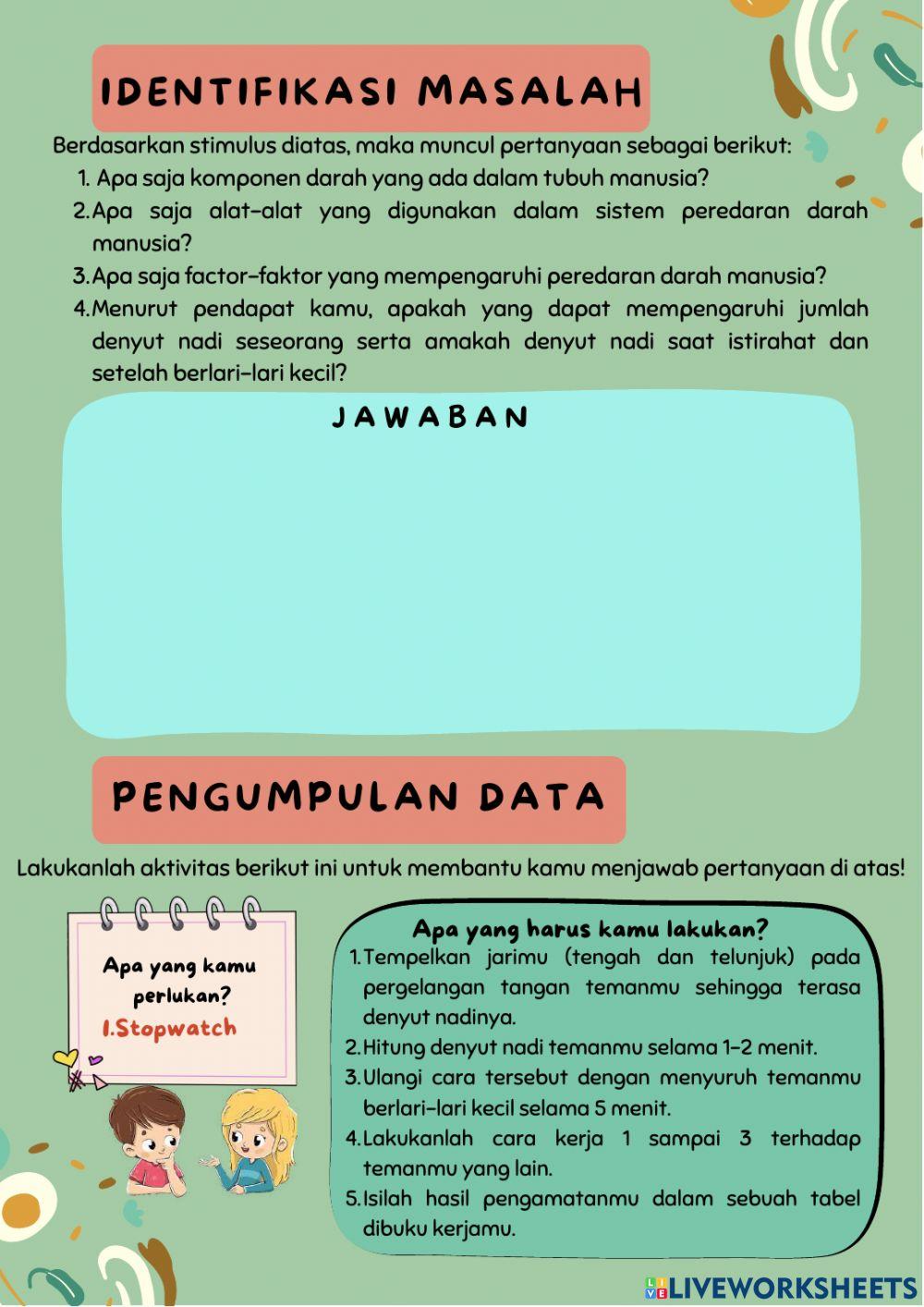 LKPD Sistem Peredaran Darah Manusia