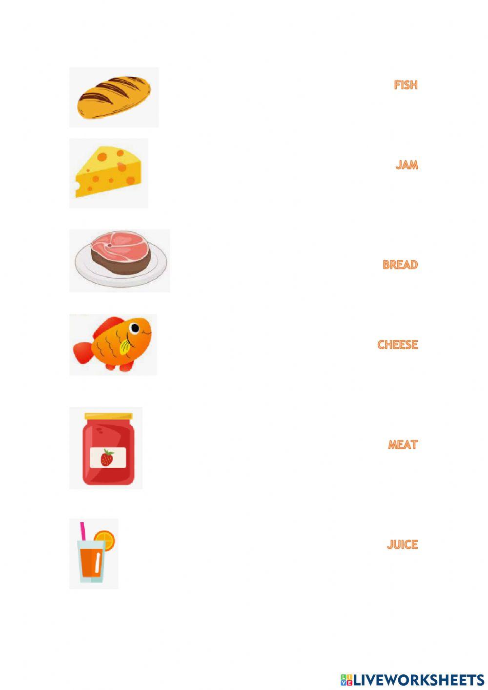 Food vocabulary (Primaria)