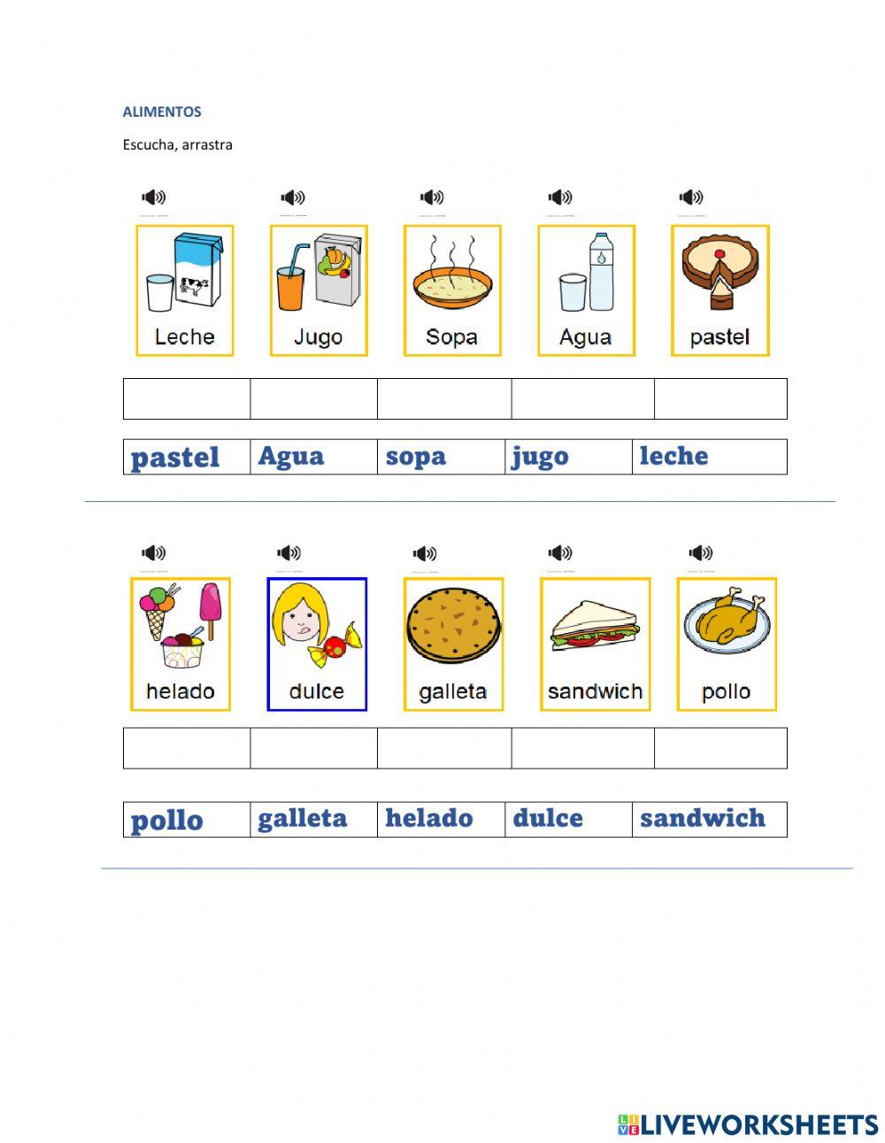Lectura global ALIMENTOS 2
