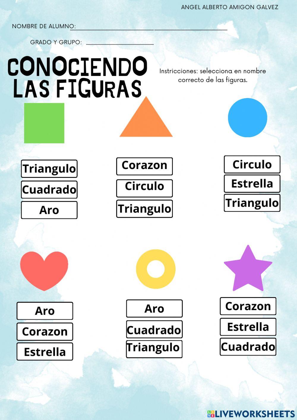 Hoja de trabajo Figuras