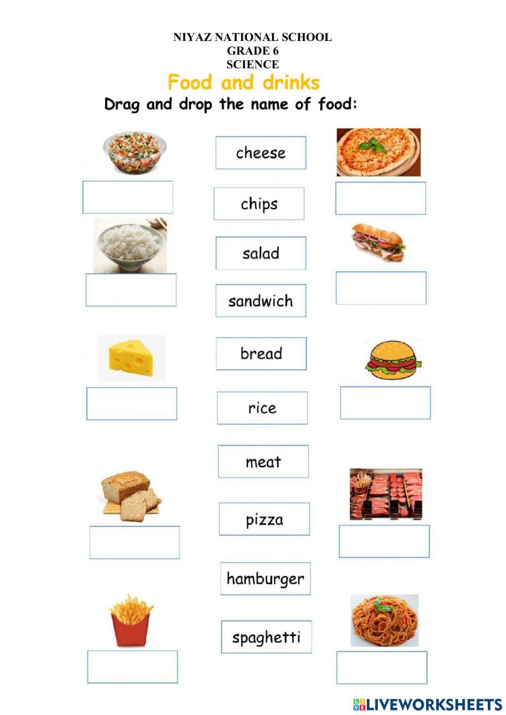 Food Components 7006365 Aarzookhan Live Worksheets food-components-7006365-aarzookhan-live-worksheets