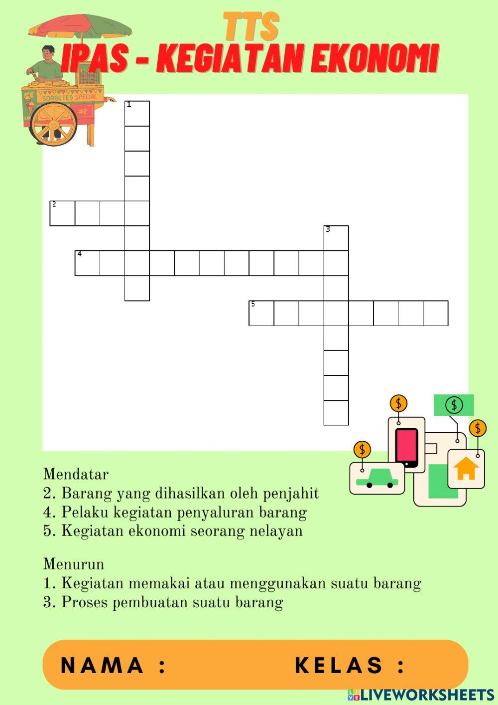 TTS Kegiatan Ekonomi