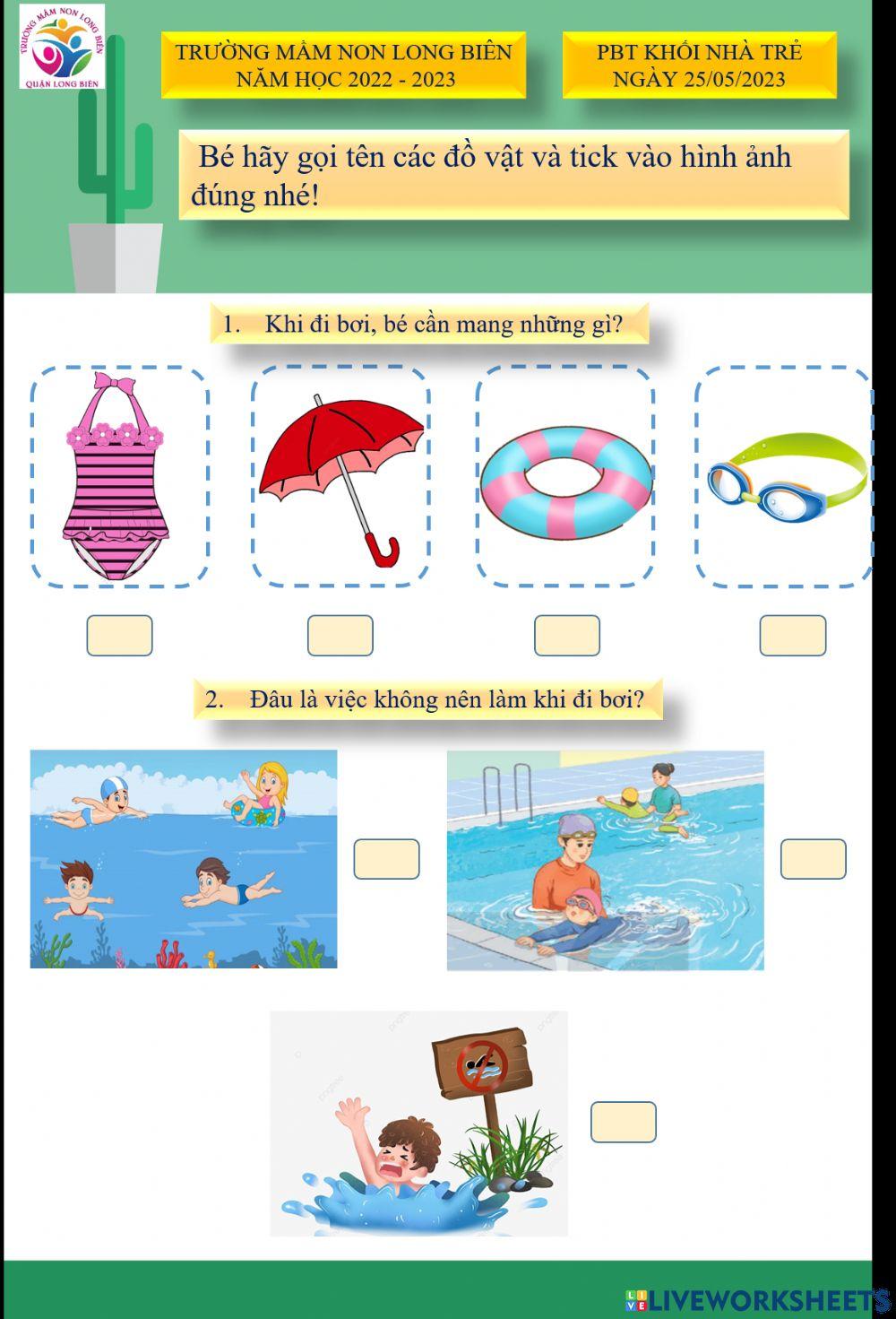 PBTTT khối nhà trẻ ngày 25-5-2023