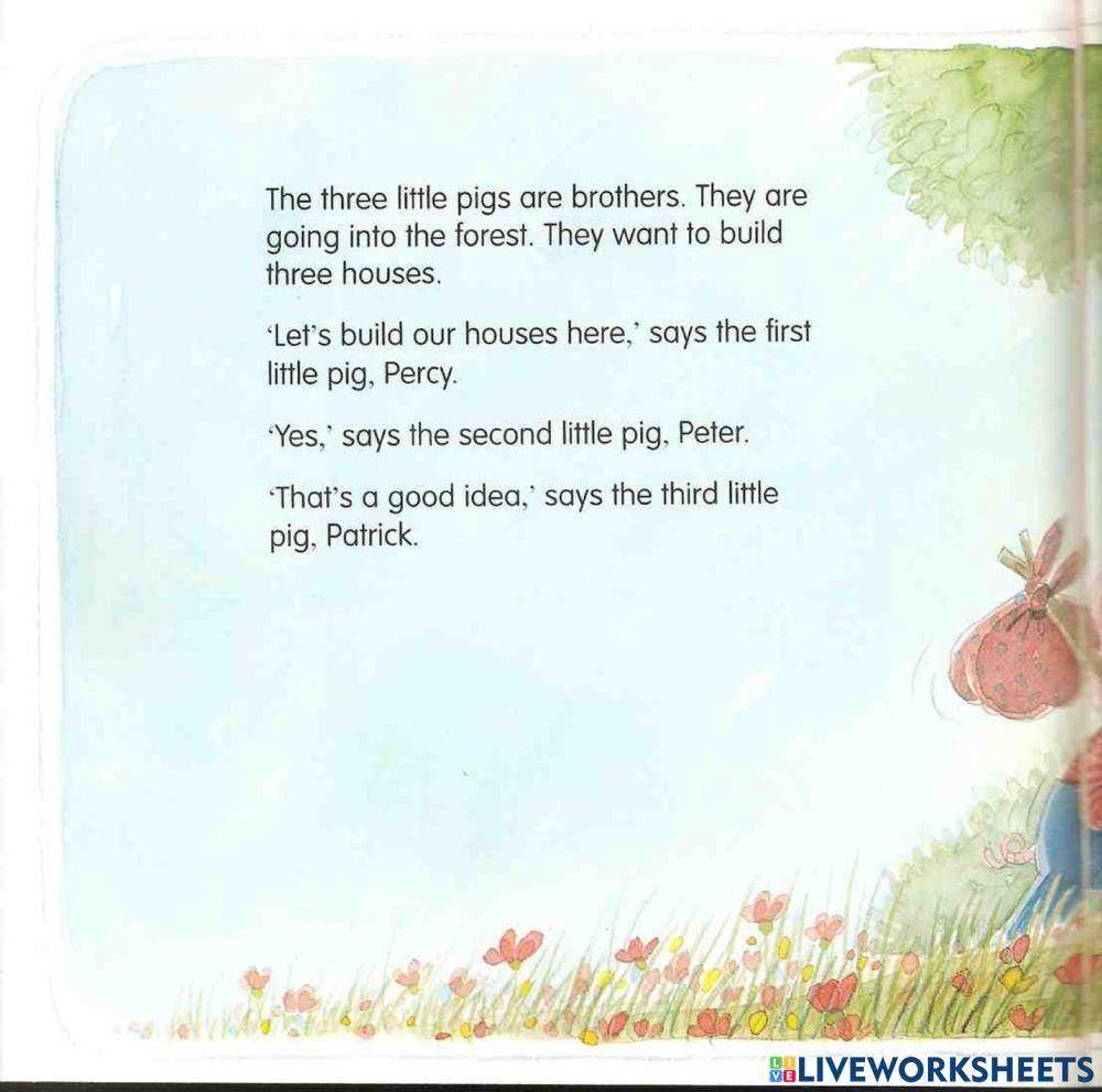 The three little pigs