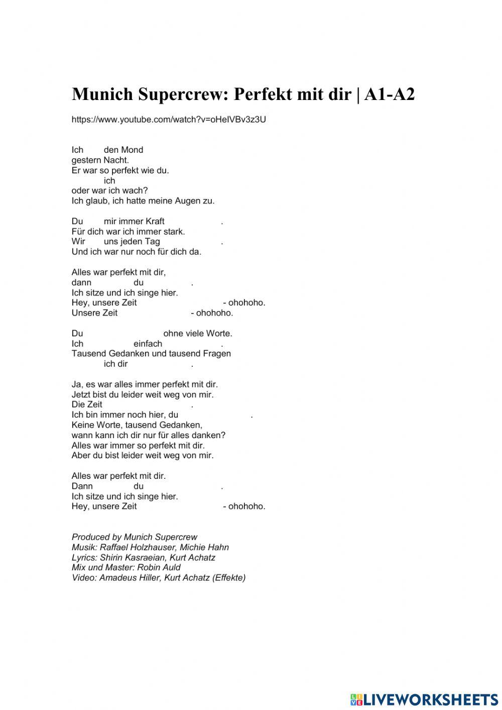 Munich Supercrew: Perfekt mit dir