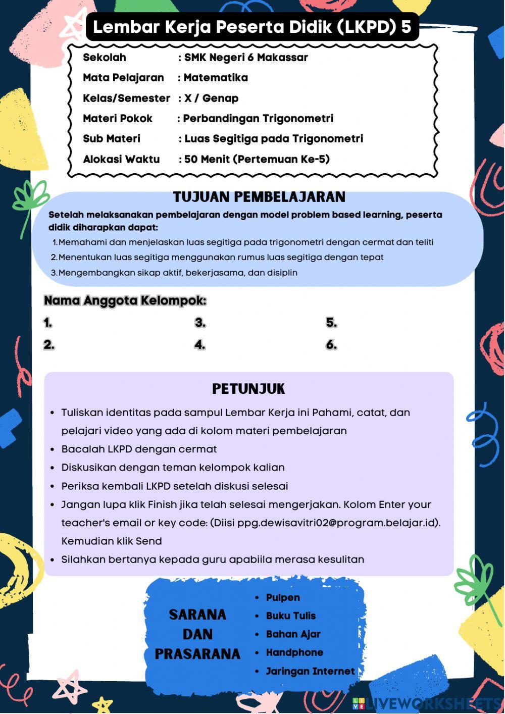 Luas Segitiga pada Trigonometri