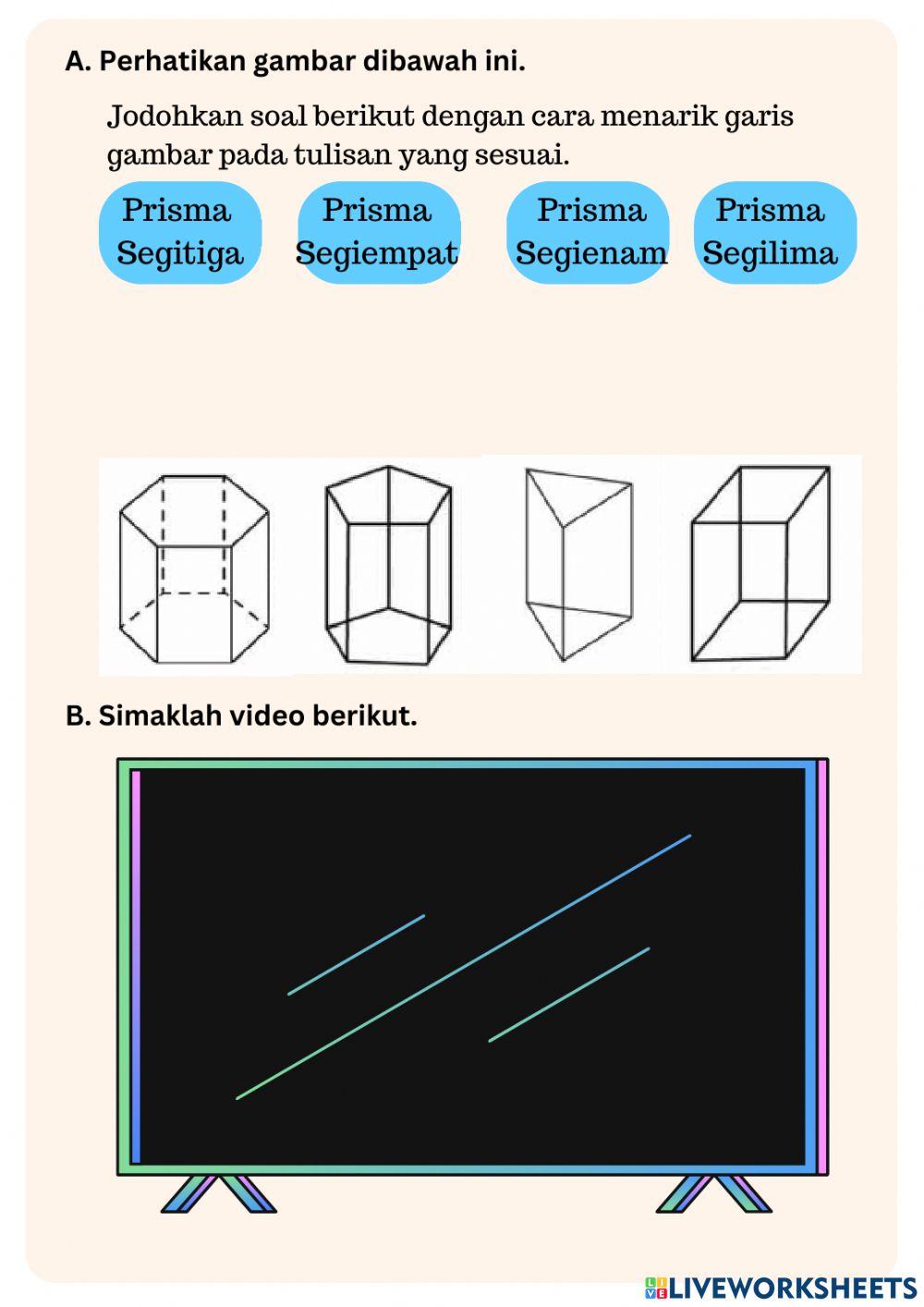 Luas Permukaan Prisma R