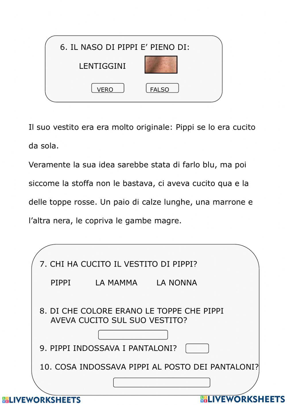 Lettura e comprensione