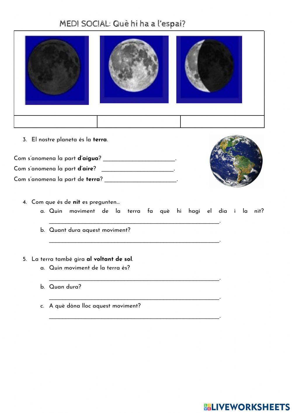 Què hi ha a l'espai?