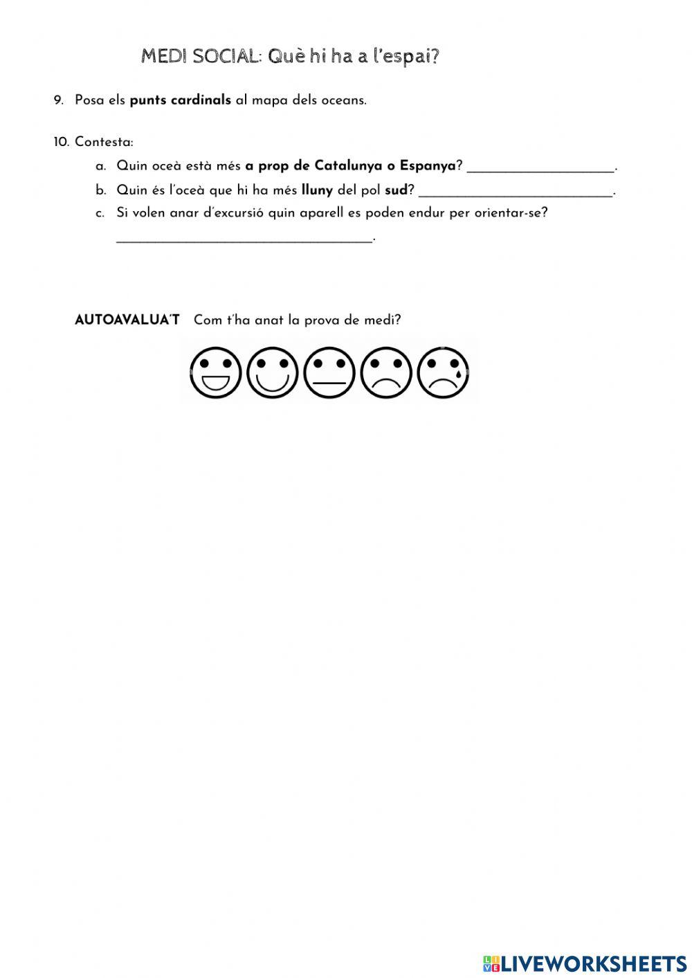 Què hi ha a l'espai?