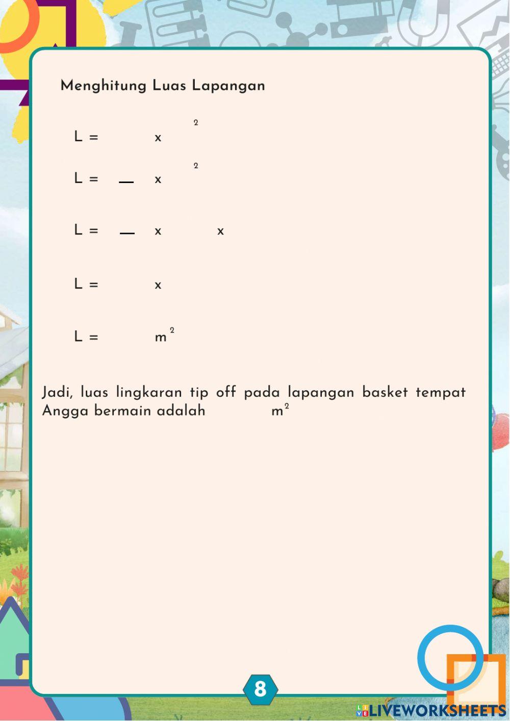 LKPD Luas dan Keliling Lingkaran