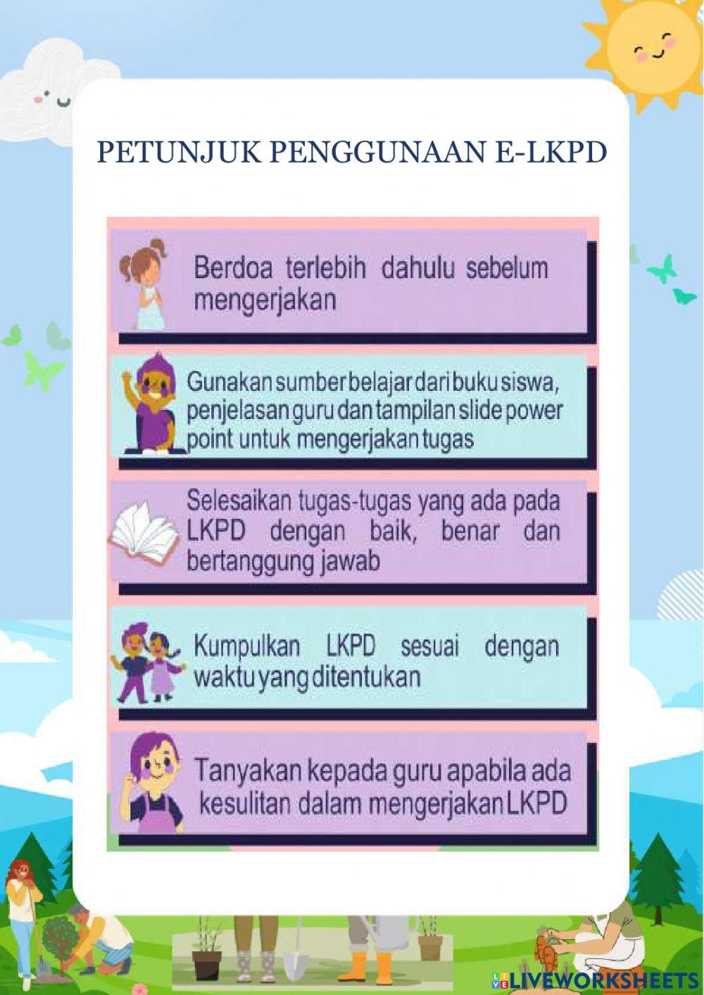 E-LKPD Subtema 3 Usaha Pelestarian Lingkungan