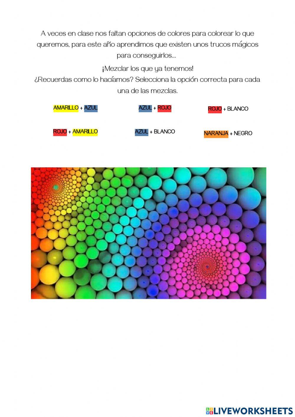 Evaluacion de colores