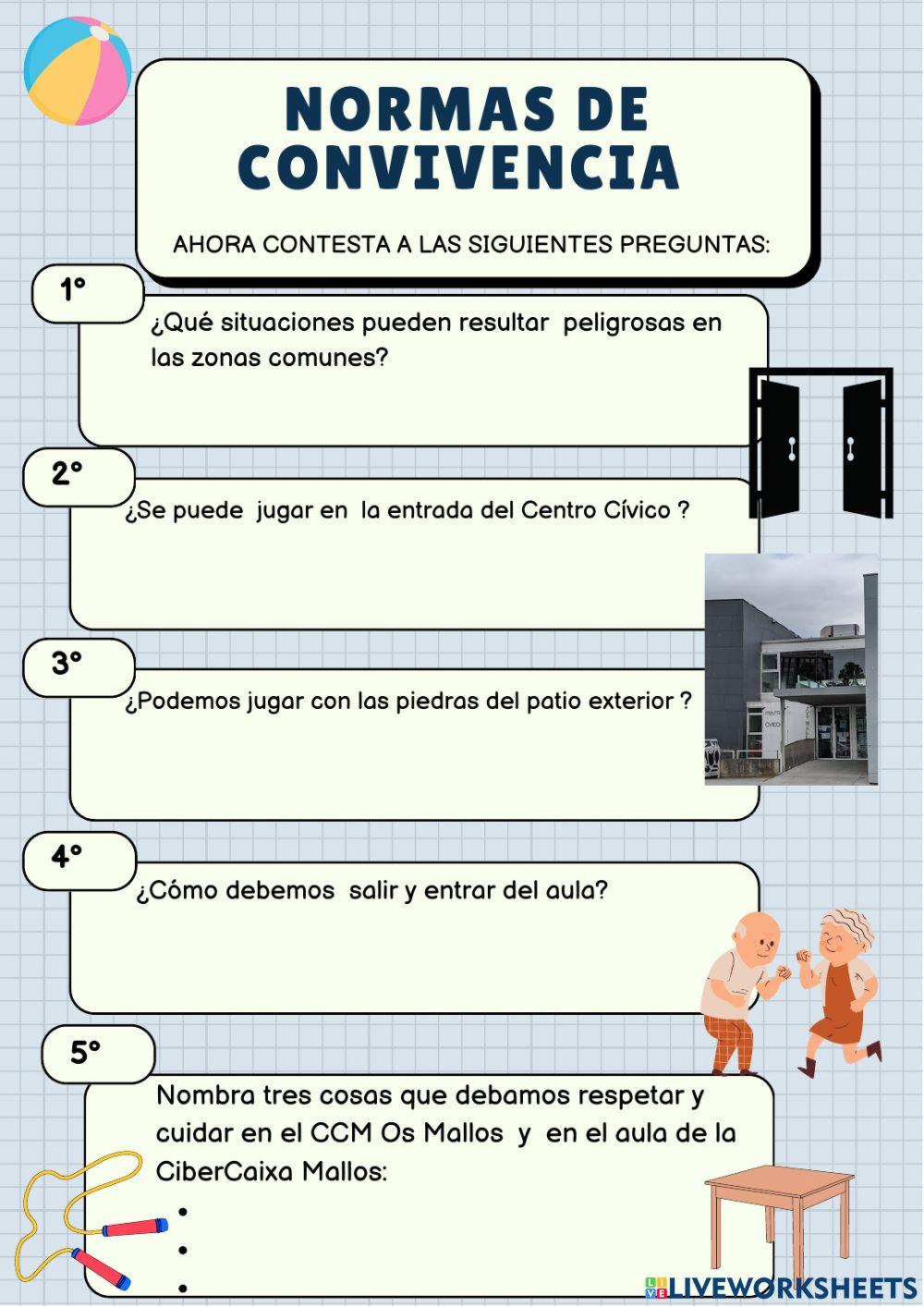 Normas entrada y salida