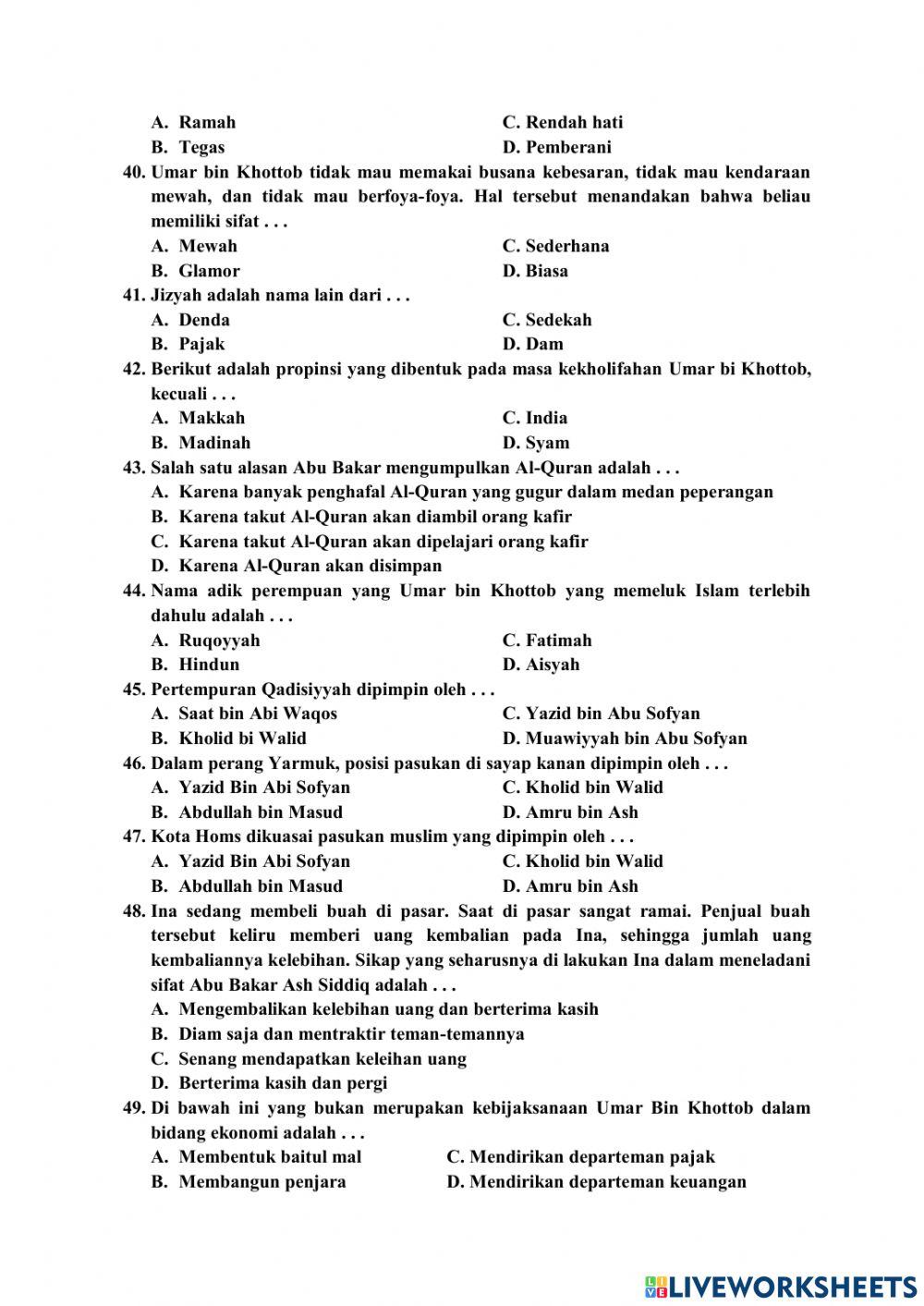 Pat sejarah kebudayaan islam