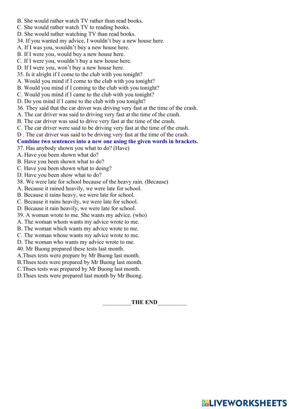 Đề 40 - Bộ 40 đề vào 10