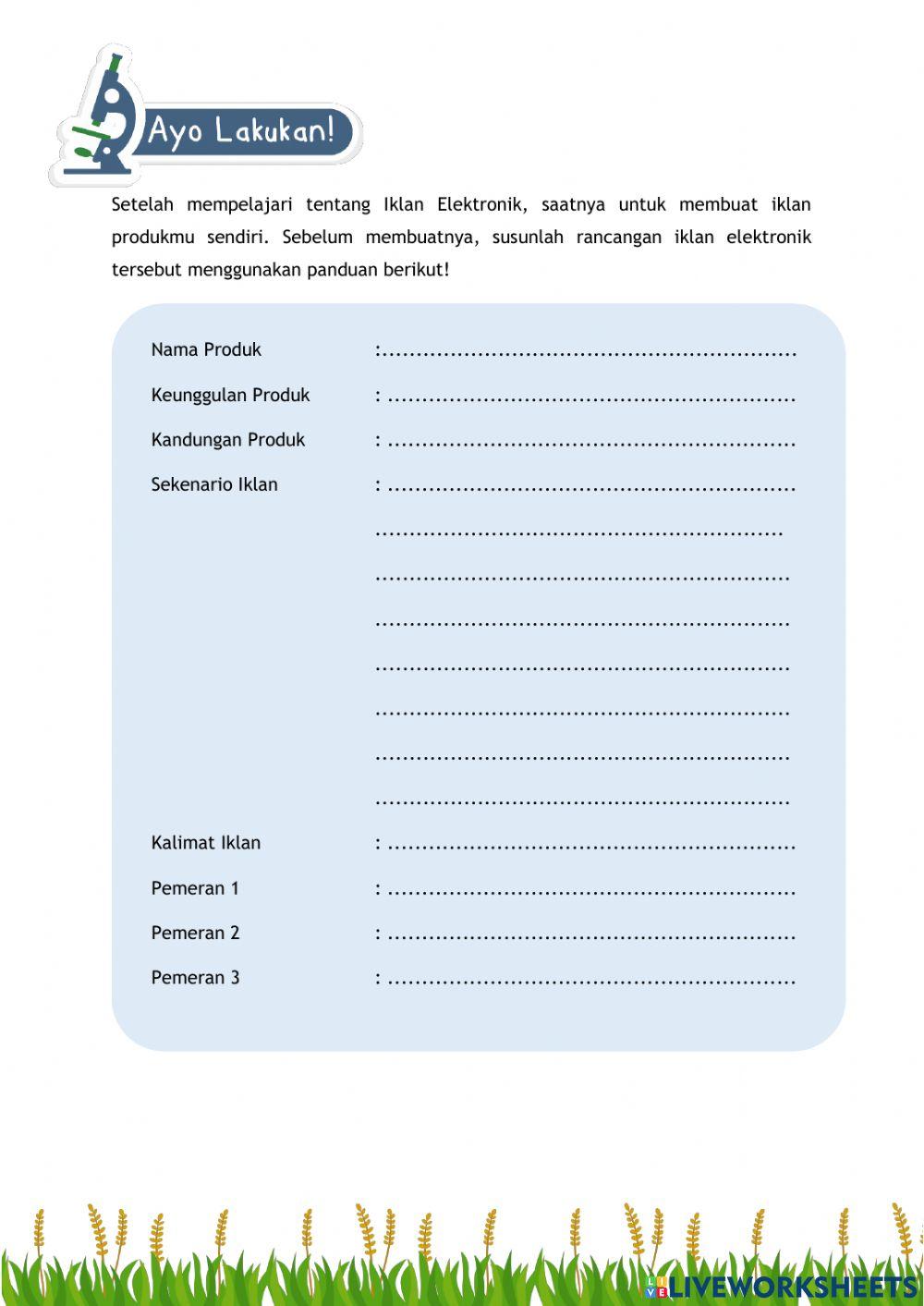 LKPD Bahasa Indonesia