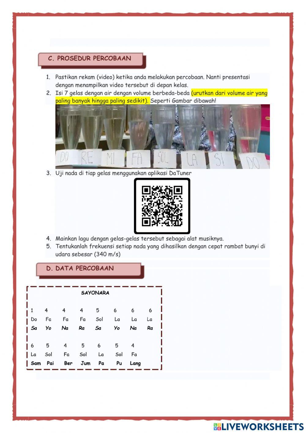 LKPD gelombang bunyi auditori