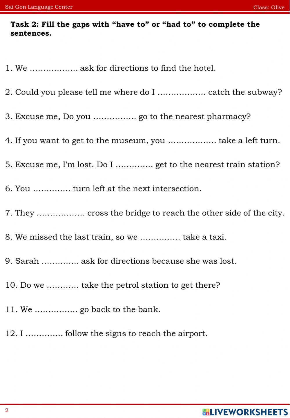 Olive Giving direction 27.05