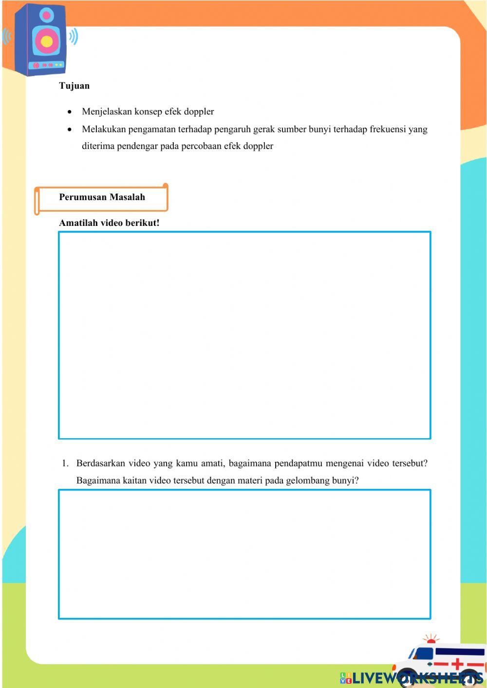 LKPD Efek Doppler