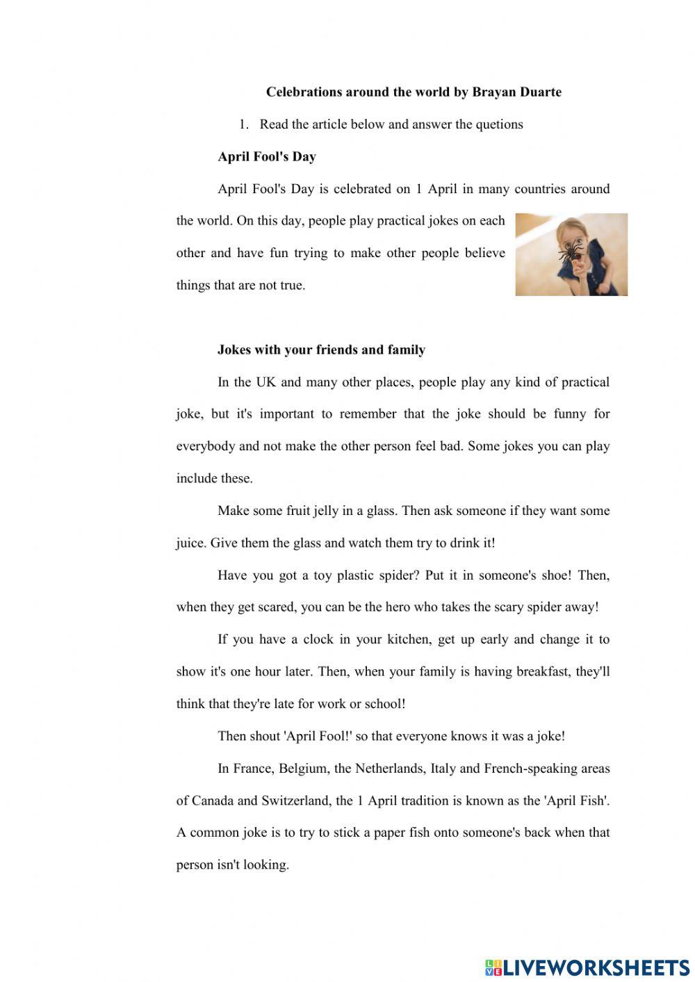 Celebrations aroudn the world by Brayan Duarte