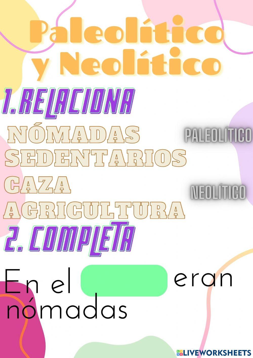 Paleolítico y Neolítico PARTE 1