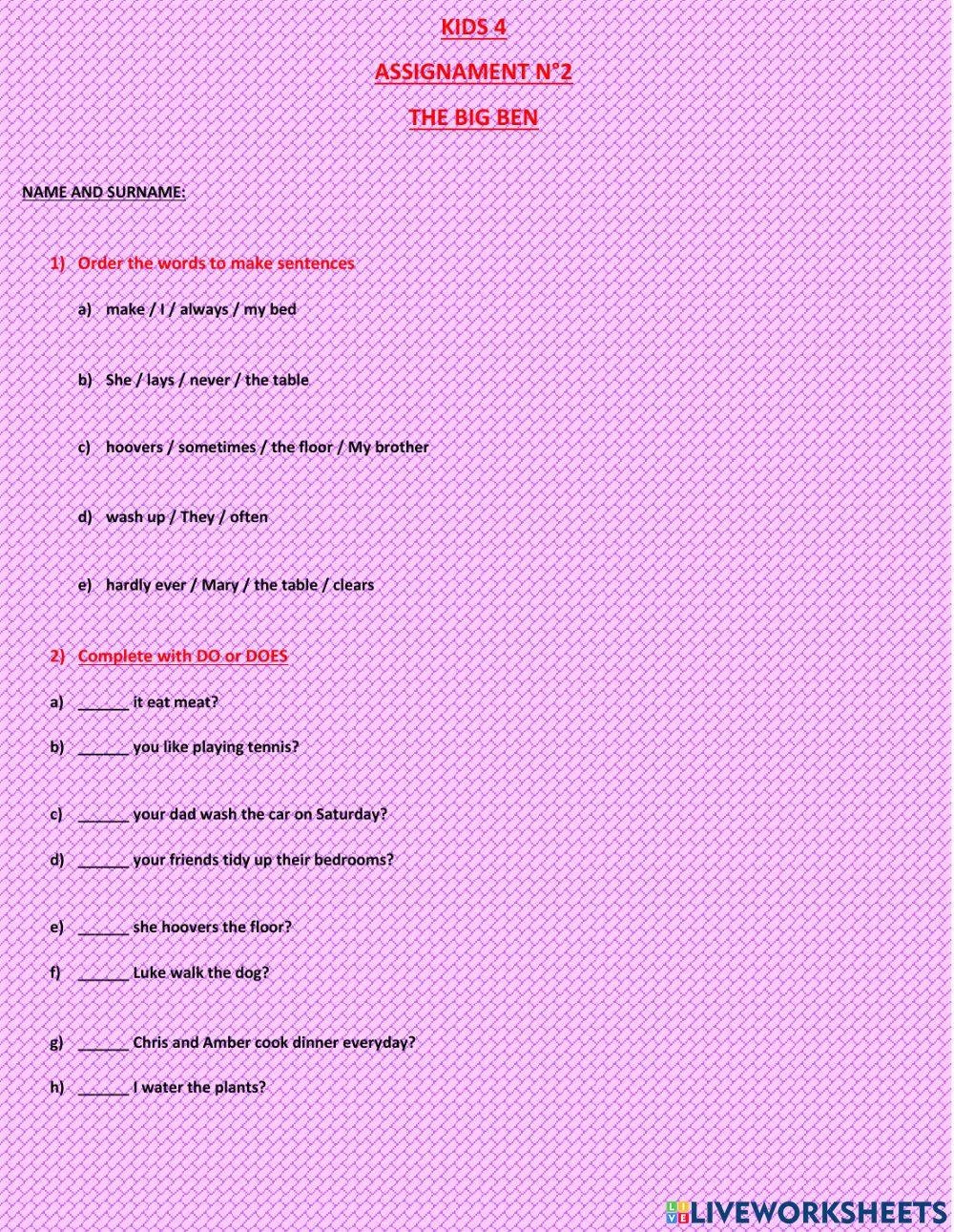 Kids 4 give me five 3 units 2 and 3