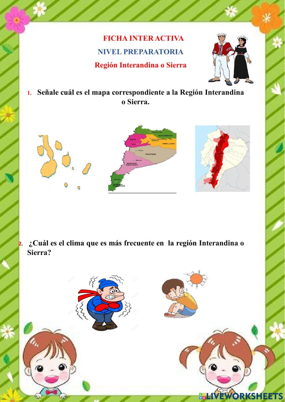 Región  Interandina o Sierra