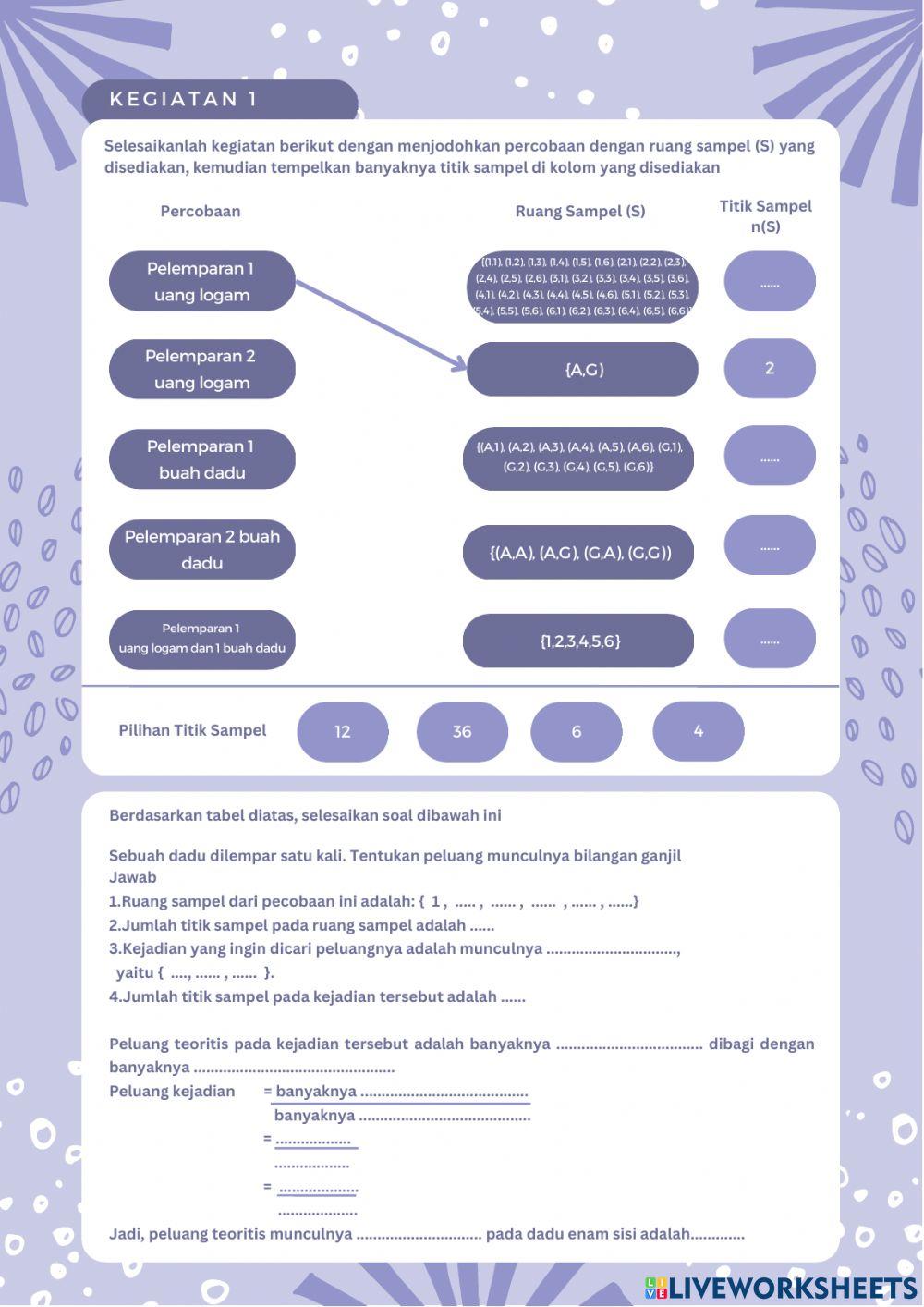 LKPD Peluang Teoritis 1