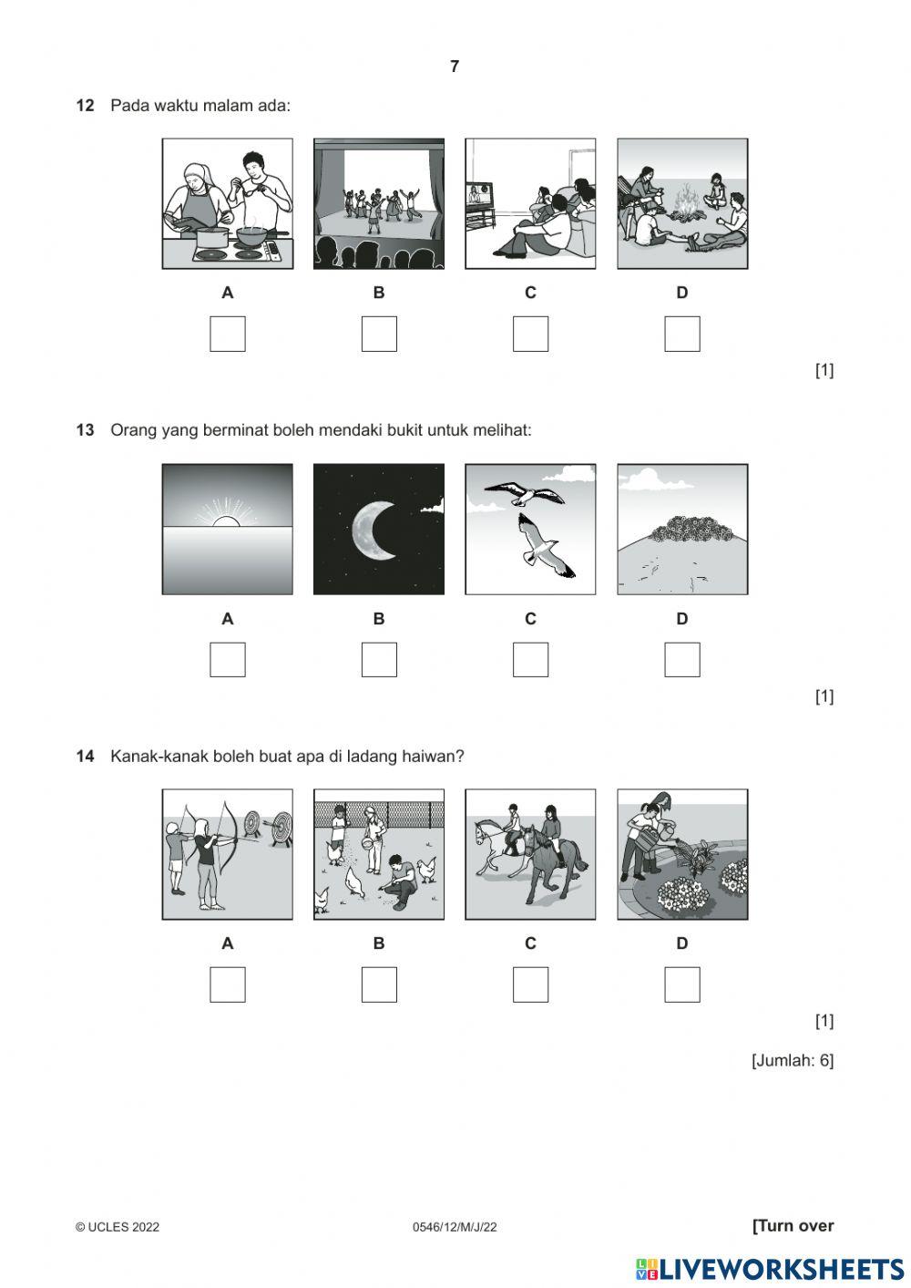 Listening paper 2022