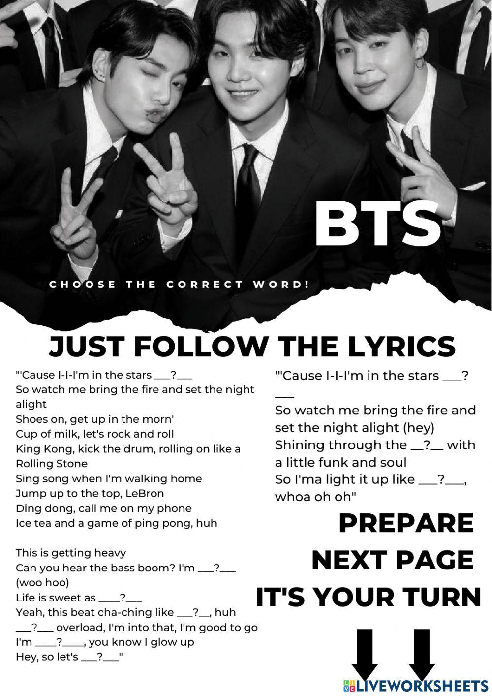 Listening Comprehesion BTS