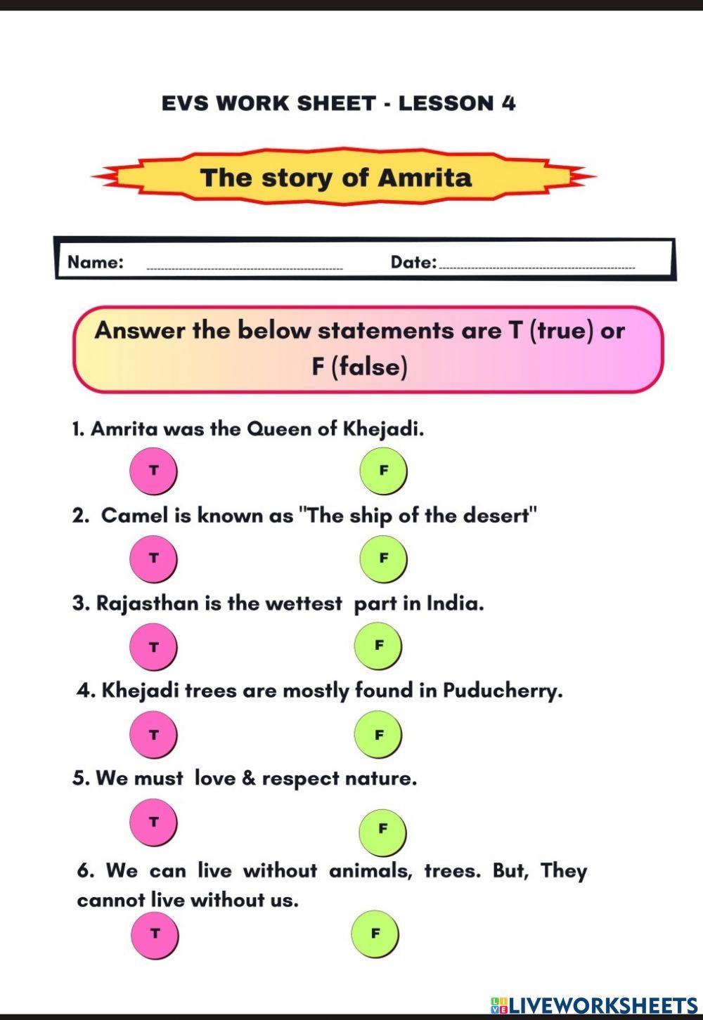 Teh story of amrita