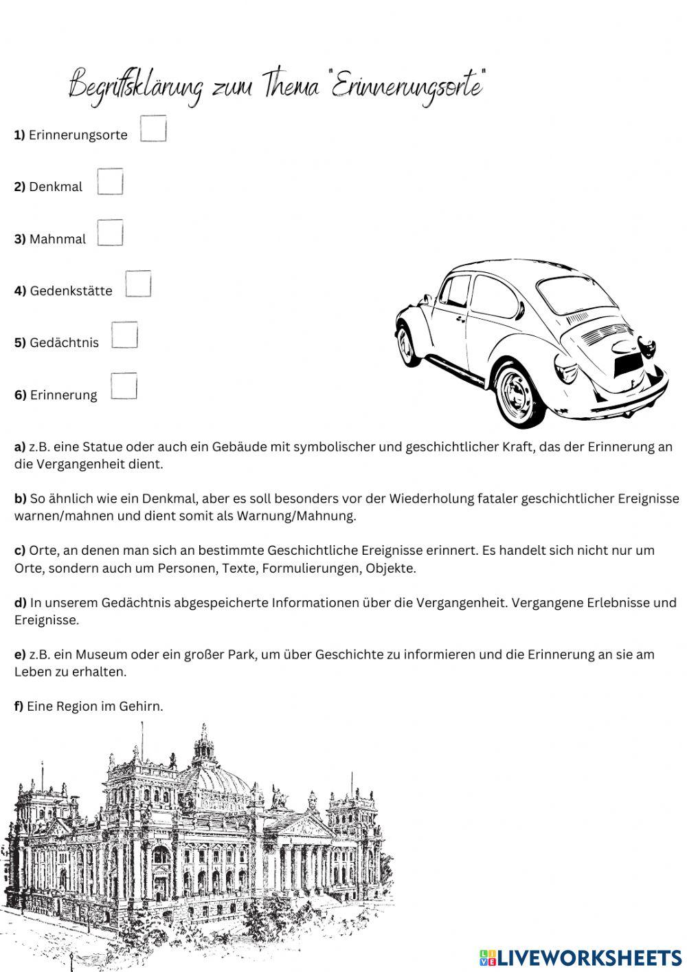 Erinnerungsorte Begriffsdefinition