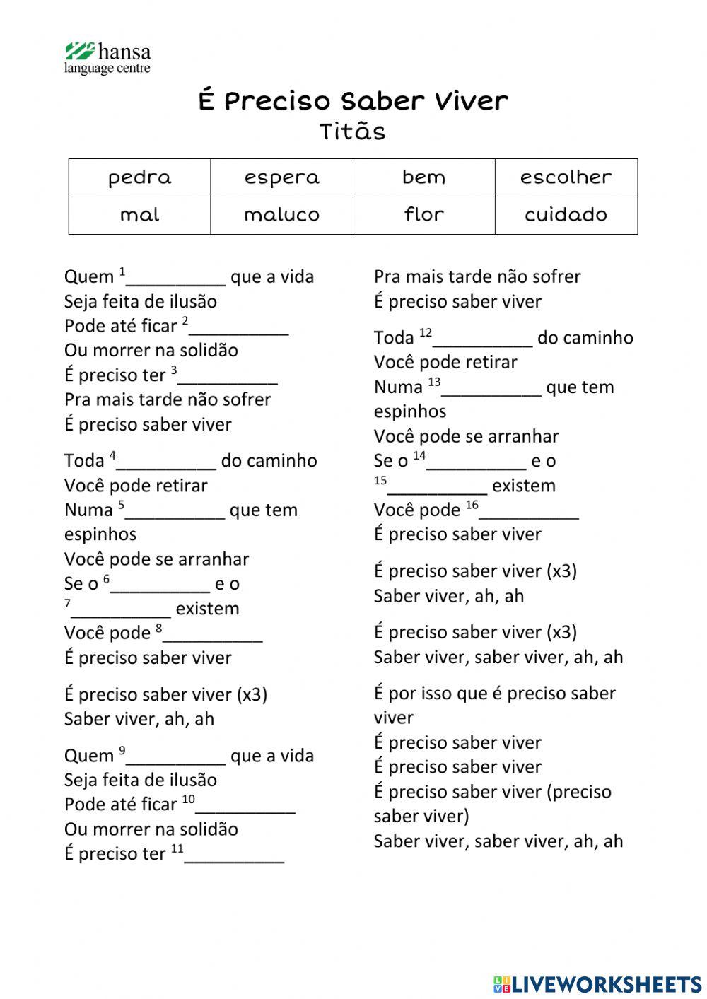 É Preciso Saber Viver