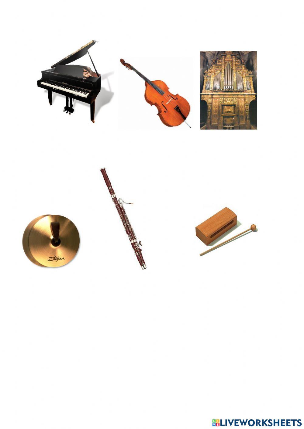 Instrumentos musicales