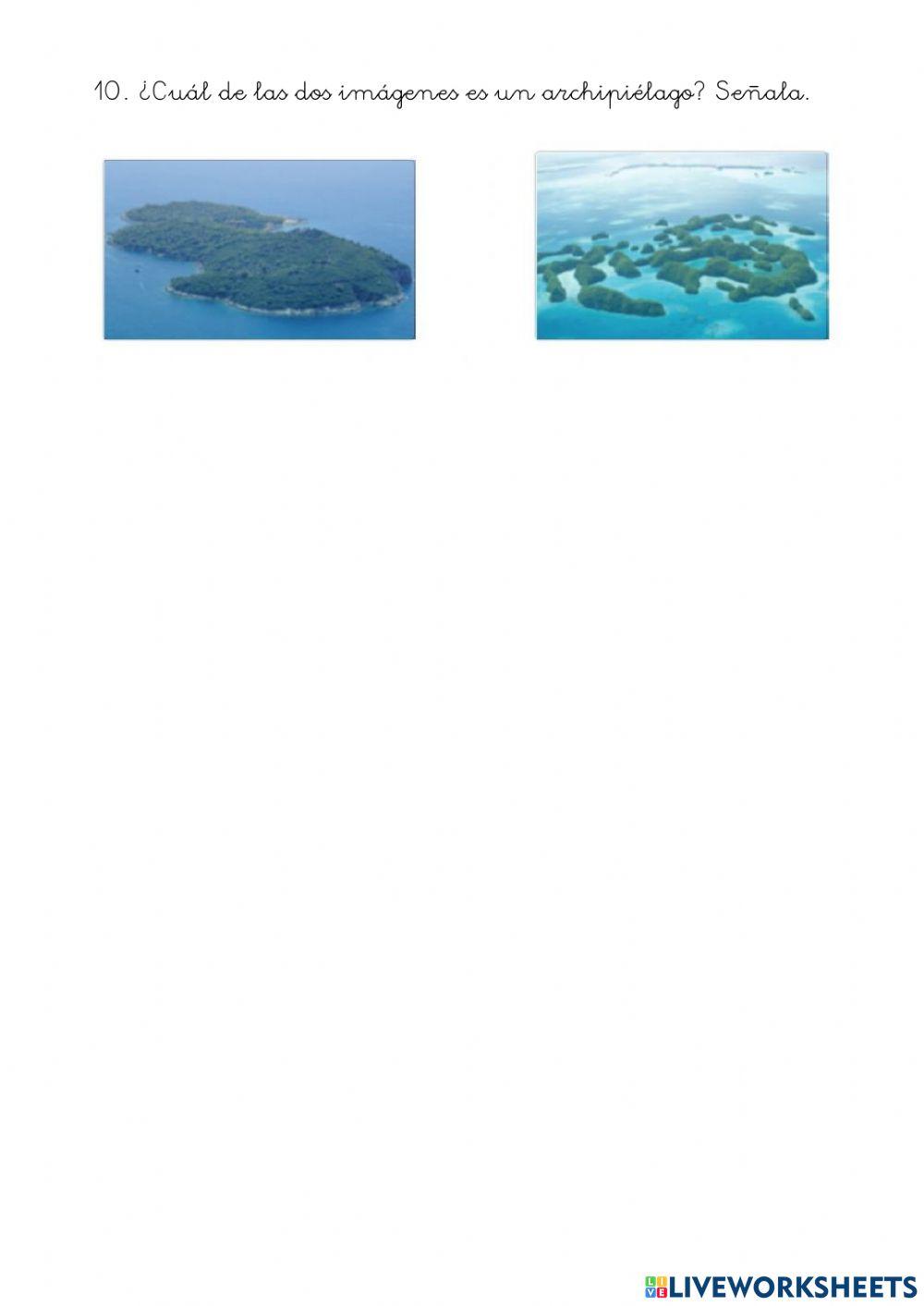 El paisaje de montaña y de costa