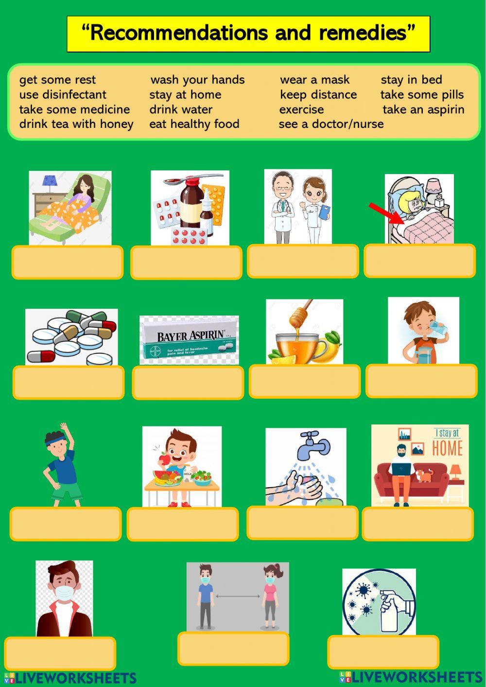 Symptoms, recommendations, remedies