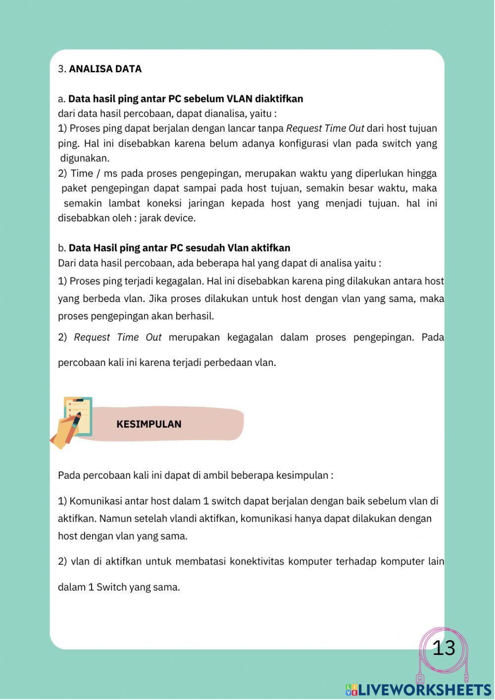 E-Modul PKPJ : Konfigurasi VLAN Part 2