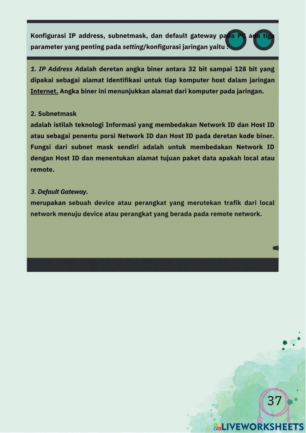 E-Modul PKPJ : Pratikum Static Routing Part 2