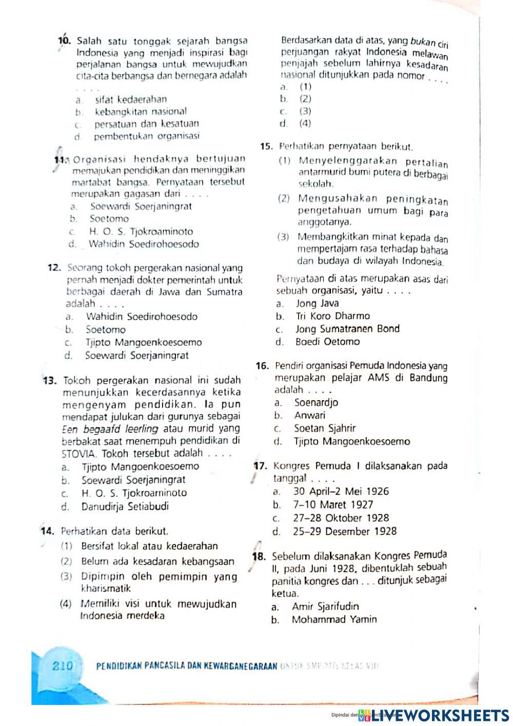 Latihan akhir ppkn kelas 8