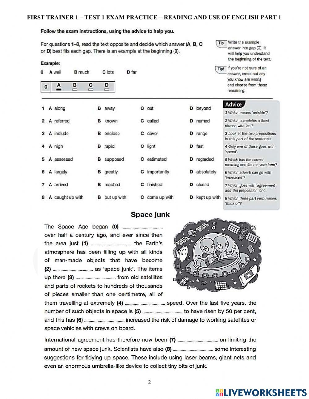 Foreign Teacher-S7-Week 39-FCE + PET Practice