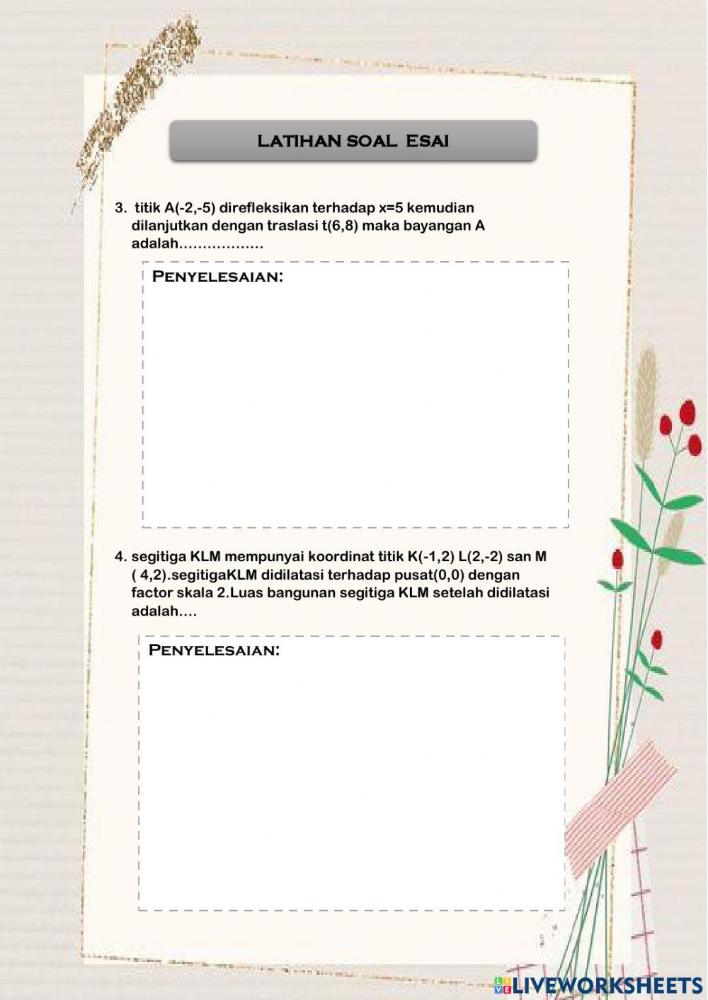 Trasformasi geometri