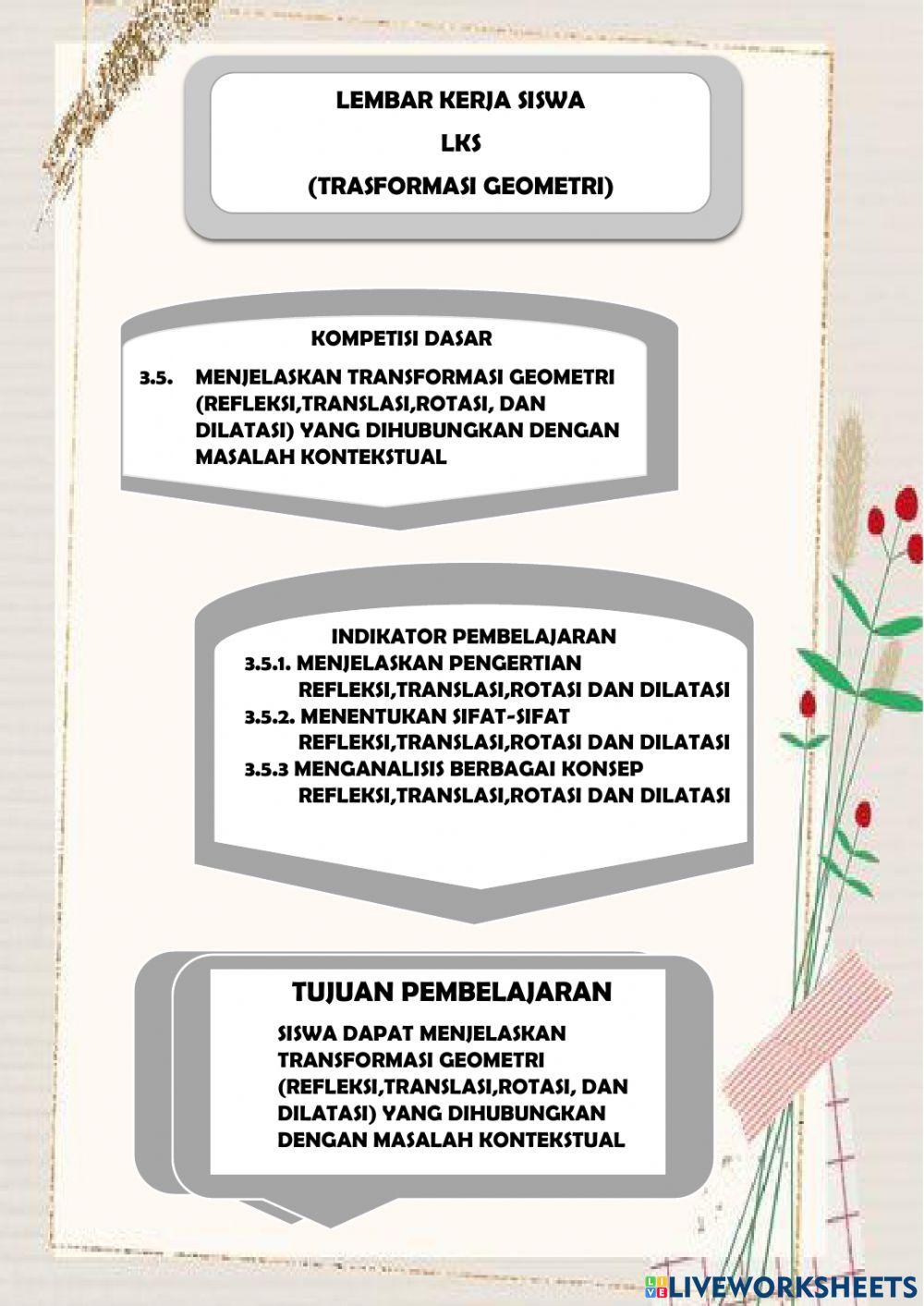 Lkpd trasformasi geometri