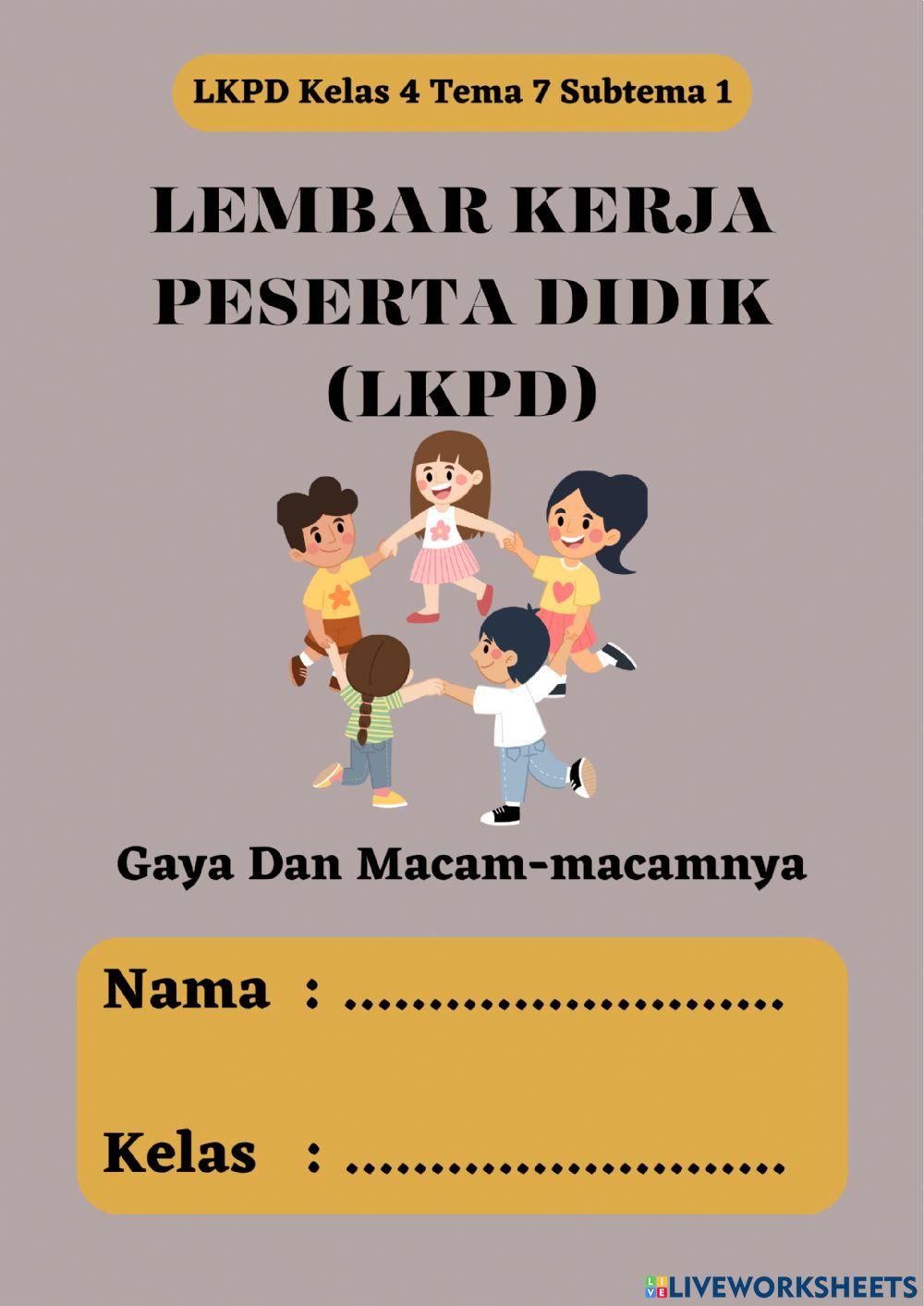 Lkpd kelas 4 tema 7
