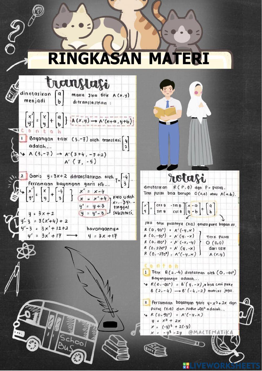 LKS TRANSFORMASI GEOMETRI-1