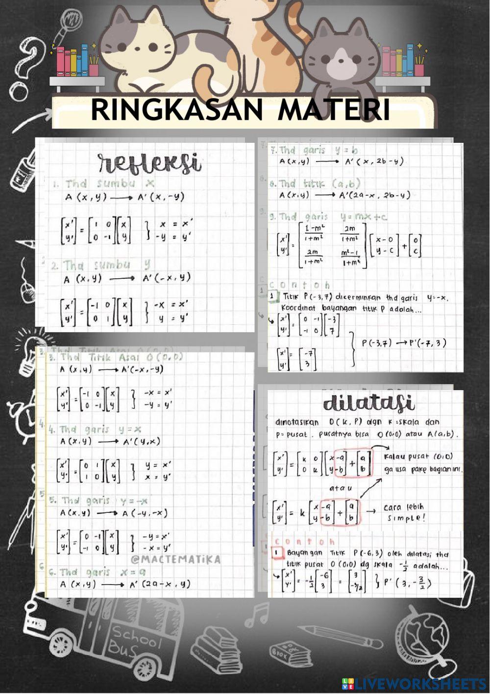 LKS TRANSFORMASI GEOMETRI-1